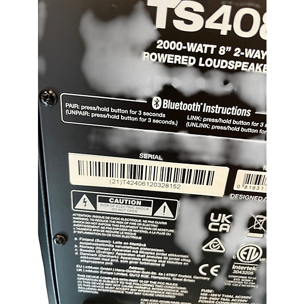 Used Alto TS408 Powered Monitor