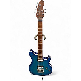 Used Firefly FFMN Trans Blue Solid Body Electric Guitar