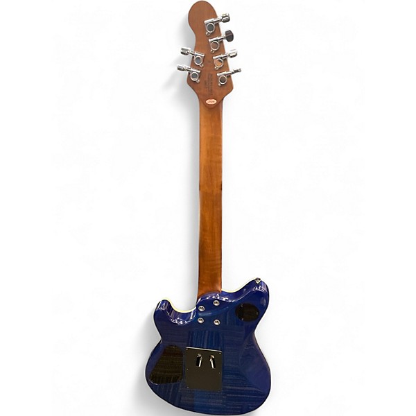 Used Firefly FFMN Trans Blue Solid Body Electric Guitar