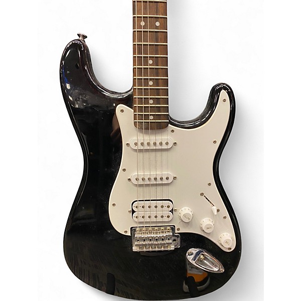 Used Fender starcaster Black Solid Body Electric Guitar