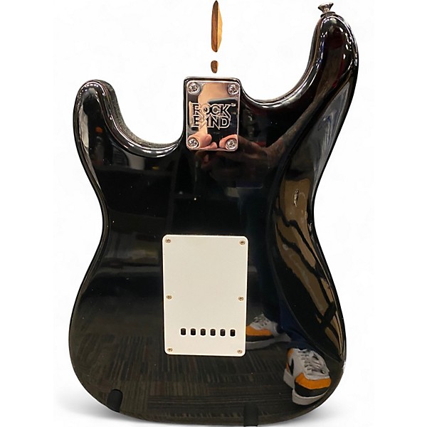 Used Fender starcaster Black Solid Body Electric Guitar