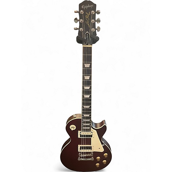 Used Epiphone Les Paul Traditional Pro IV Wine Red Solid Body Electric Guitar