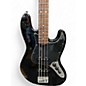 Used Fender American Standard Jazz Bass Black Electric Bass Guitar