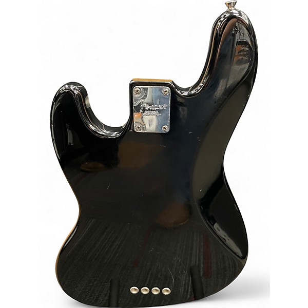 Used Fender American Standard Jazz Bass Black Electric Bass Guitar