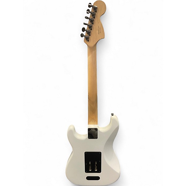 Used Squier Contemporary Stratocaster HH FR WHITE Solid Body Electric Guitar