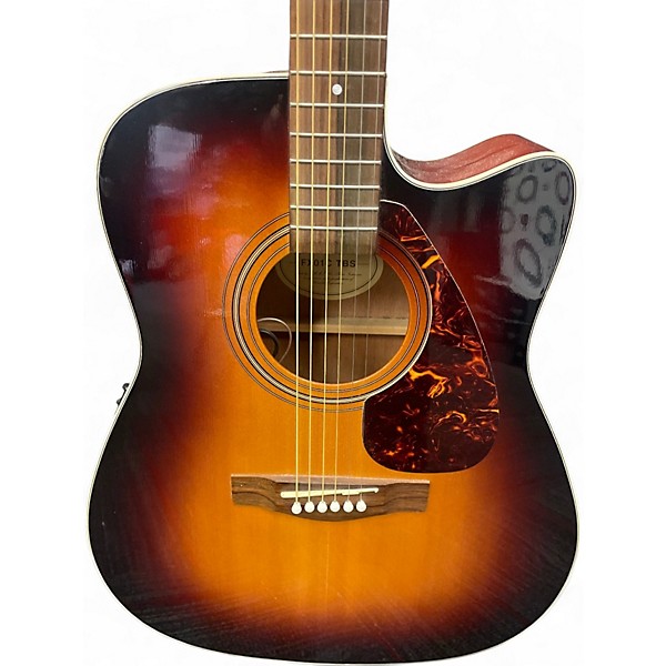 Used Yamaha FX01C 2 Color Sunburst Acoustic Electric Guitar