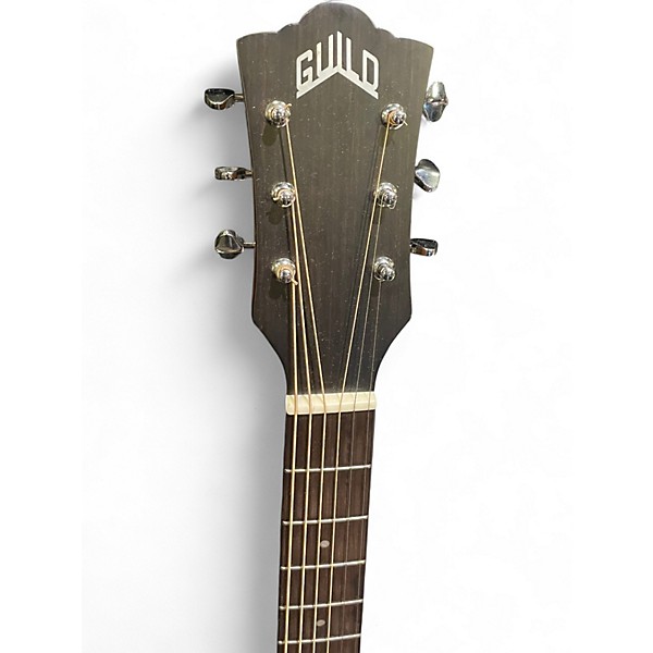 Used Guild M240E Concert Natural Acoustic Electric Guitar