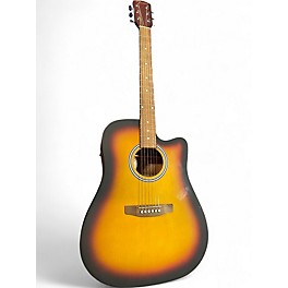 Used Fender FA25CE Sunburst Acoustic Electric Guitar