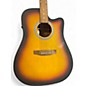 Used Fender FA25CE Sunburst Acoustic Electric Guitar