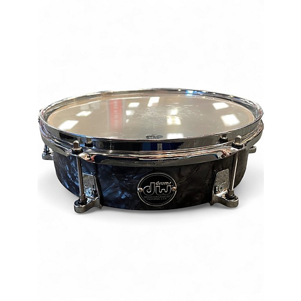 Used DW 12in Performance Series LOW PROFILE Snare BLACK MARINE PEARL Drum
