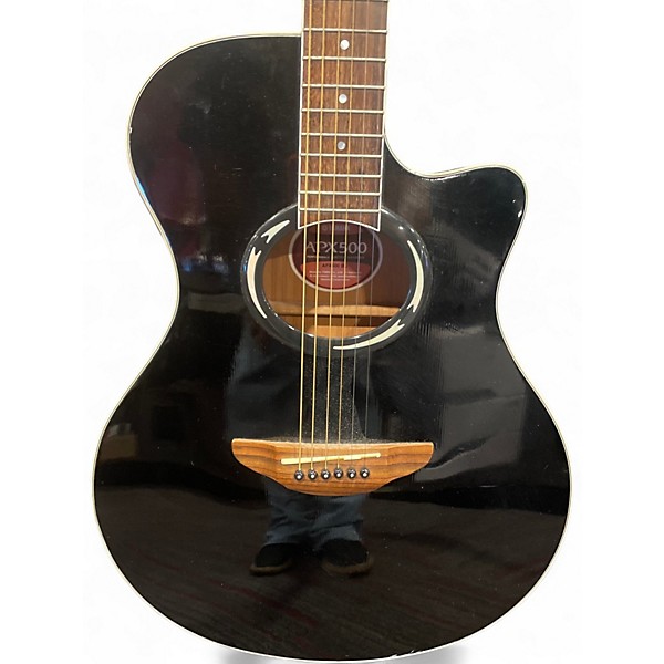 Used Yamaha APX500 Black Acoustic Electric Guitar