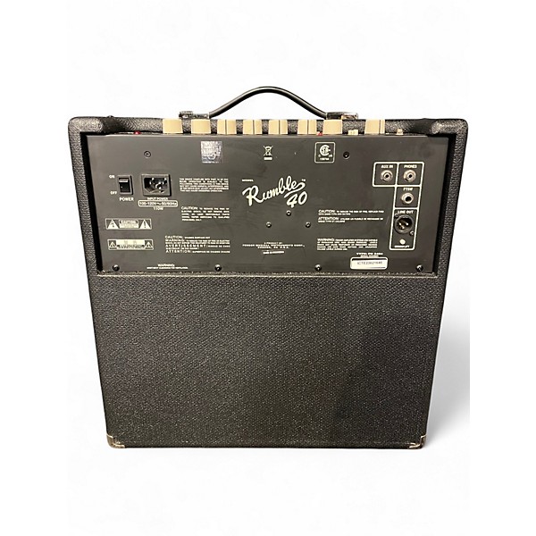 Used Fender Rumble V3 40W 1x10 Bass Combo Amp