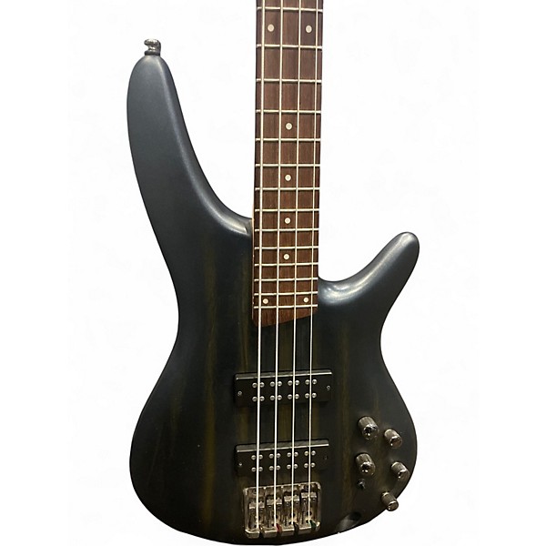 Used Ibanez SR300 Blue Ghost Flames Electric Bass Guitar