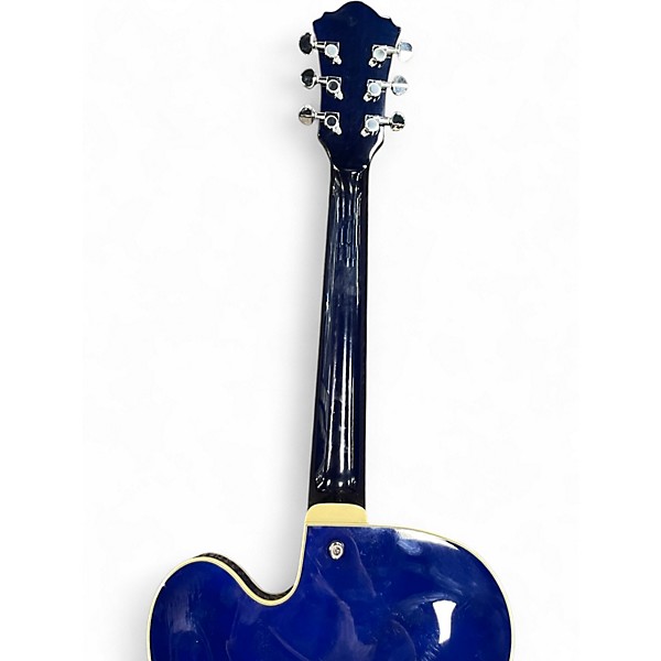 Used Ibanez AFS75T Artcore Blue Hollow Body Electric Guitar