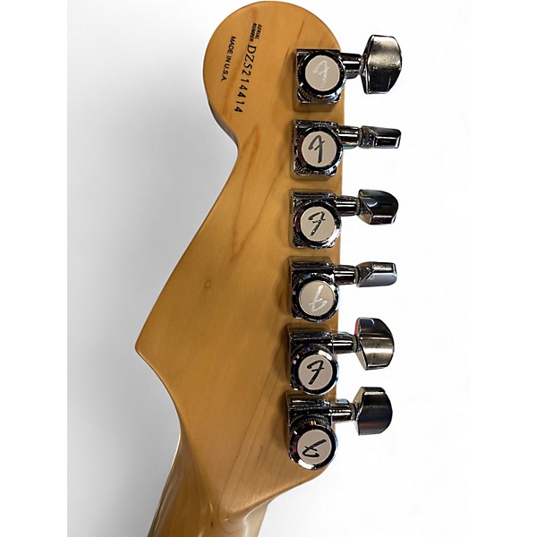 Used 2005 Fender American Deluxe Stratocaster  LTD Montego Black Solid Body Electric Guitar