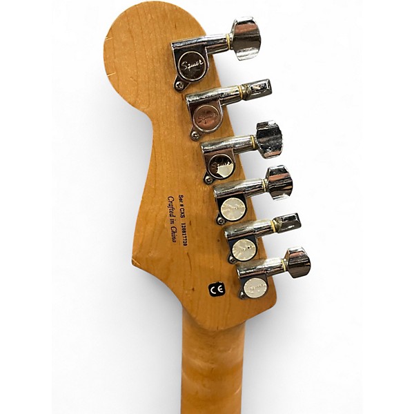 Used Squier Affinity Stratocaster 3 Color Sunburst Solid Body Electric Guitar
