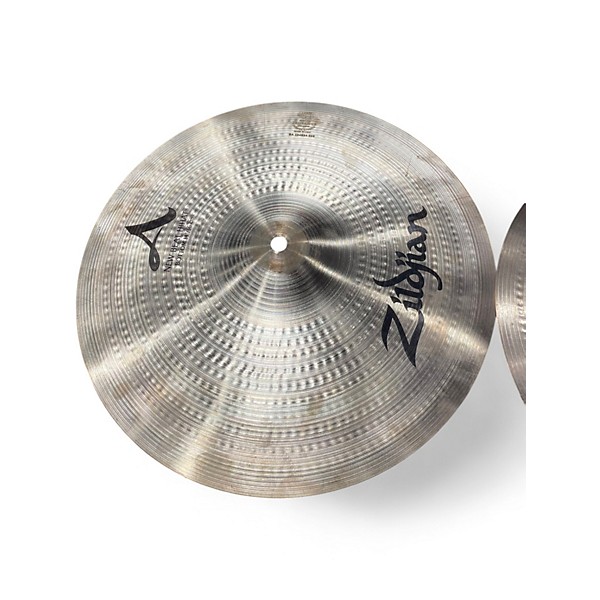 Used Zildjian 14in A Series New Beat Hihat Pair 14 Inch Cymbal