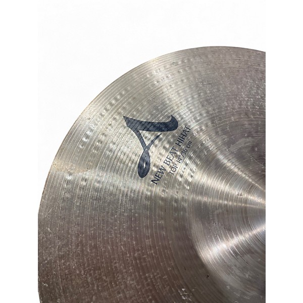 Used Zildjian 14in A Series New Beat Hihat Pair 14 Inch Cymbal