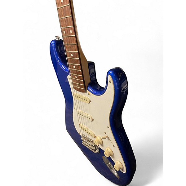 Used Squier Affinity Stratocaster Chrome Blue Solid Body Electric Guitar