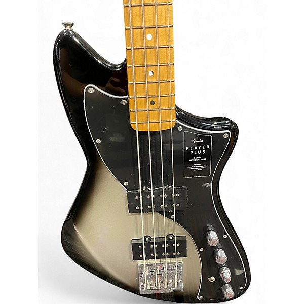 Used Fender Player Plus Meteora Bass Grey Burst Electric Bass Guitar