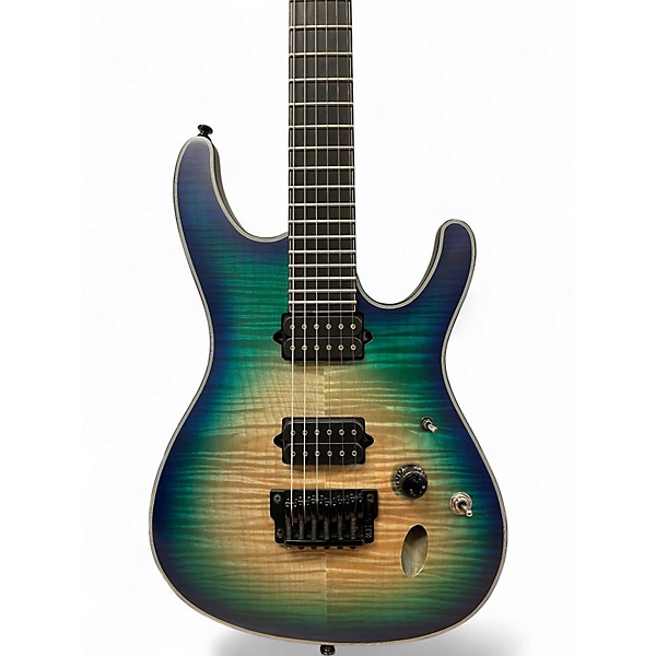 Used Ibanez SIX6FDFM BLUE SPACE BURST Solid Body Electric Guitar