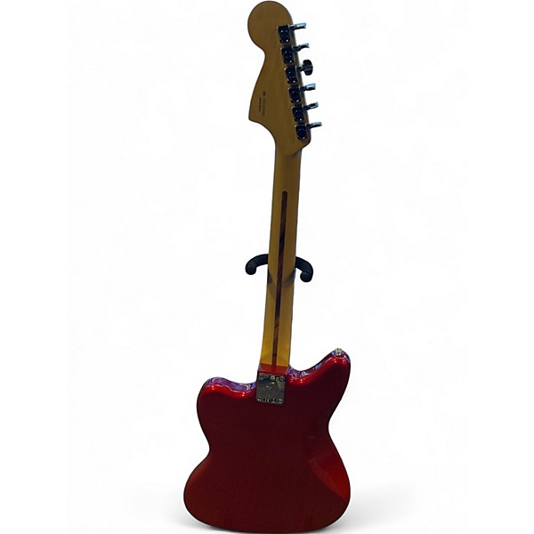Used Fender Player Jaguar Candy Apple Red Solid Body Electric Guitar