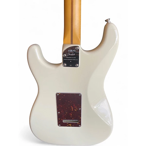 Used Fender American Professional II Stratocaster Olympic White Solid Body Electric Guitar