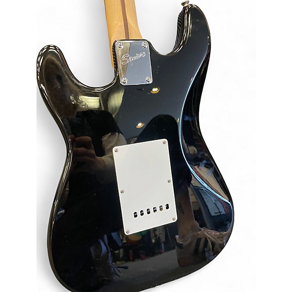 Used Squier Affinity Stratocaster Black Solid Body Electric Guitar