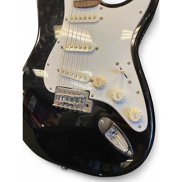 Used Squier Affinity Stratocaster Black Solid Body Electric Guitar