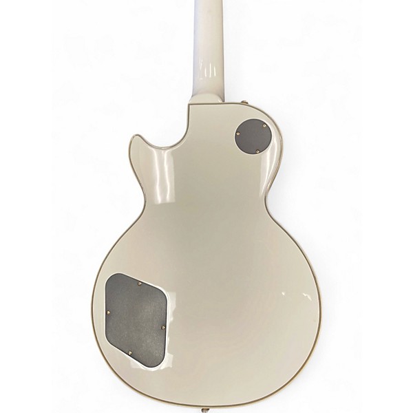 Used Epiphone Les Paul Custom Pro white Solid Body Electric Guitar