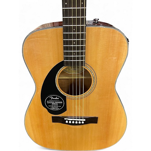 Used Fender CC60SCE Natural Acoustic Electric Guitar