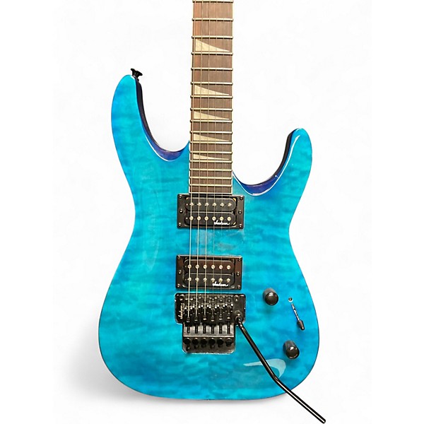 Used Jackson JS32Q DKA Trans Blue Solid Body Electric Guitar
