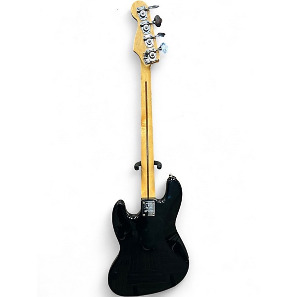 Used Fender Select Jazz Bass Black Electric Bass Guitar