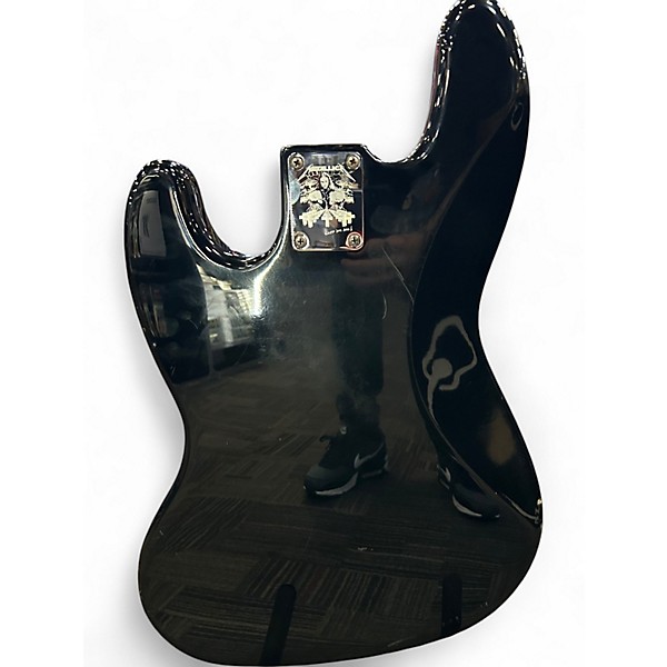 Used Fender Select Jazz Bass Black Electric Bass Guitar