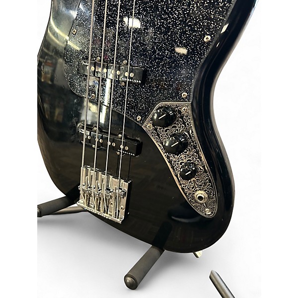Used Fender Select Jazz Bass Black Electric Bass Guitar