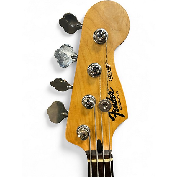 Used Fender Select Jazz Bass Black Electric Bass Guitar
