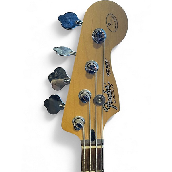 Used Fender FSR Deluxe Jazz Bass Natural Electric Bass Guitar