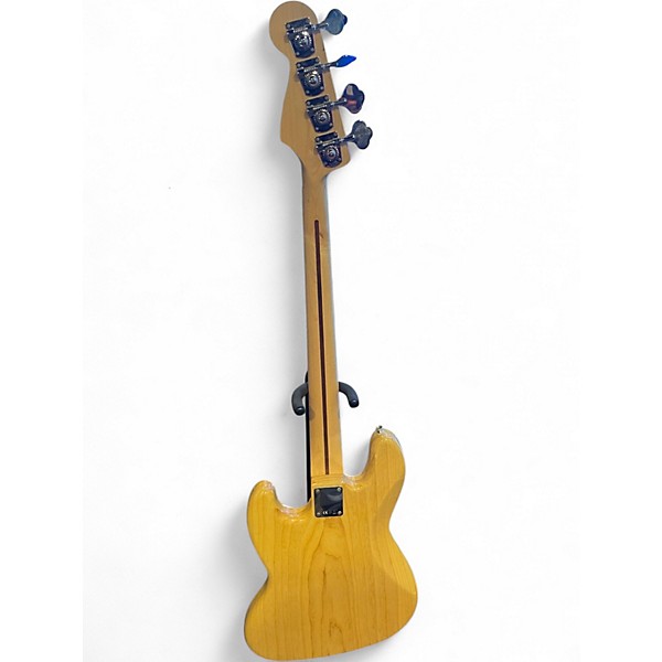 Used Fender FSR Deluxe Jazz Bass Natural Electric Bass Guitar