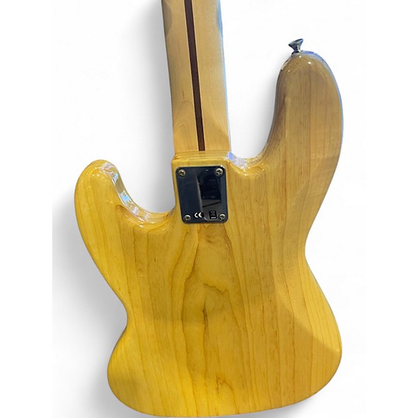 Used Fender FSR Deluxe Jazz Bass Natural Electric Bass Guitar