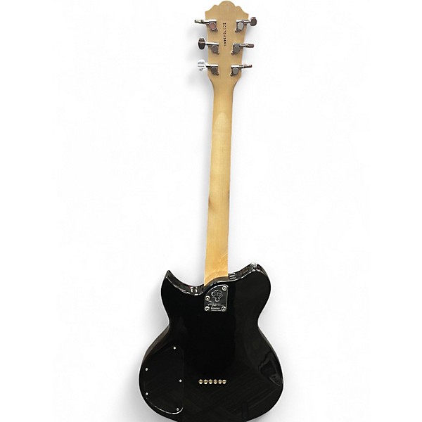 Used Lyon By Washburn LI15 Black Solid Body Electric Guitar