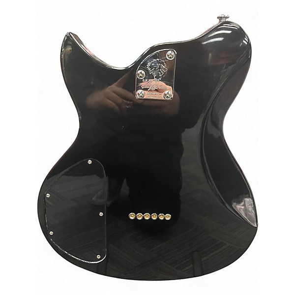 Used Lyon By Washburn LI15 Black Solid Body Electric Guitar