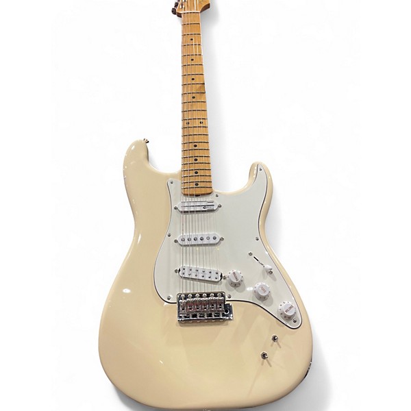 Used Fender Ed O'Brien Signature Stratocaster Vintage White Solid Body Electric Guitar