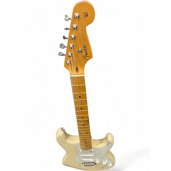Used Fender Ed O'Brien Signature Stratocaster Vintage White Solid Body Electric Guitar