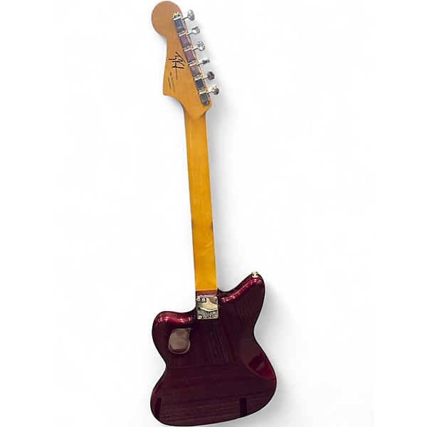 Used Fender Trot Van Leeuwen Signature Jazzmaster Ox Blood Solid Body Electric Guitar