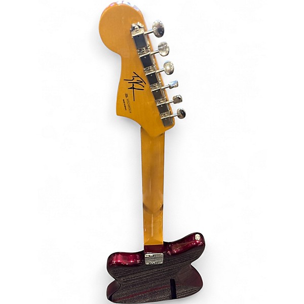 Used Fender Trot Van Leeuwen Signature Jazzmaster Ox Blood Solid Body Electric Guitar
