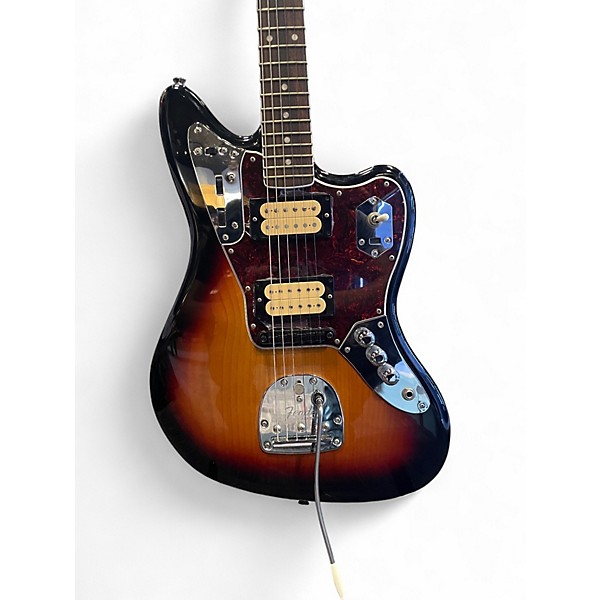 Used Fender Kurt Cobain Signature Jaguar 3 Tone Sunburst Solid Body Electric Guitar