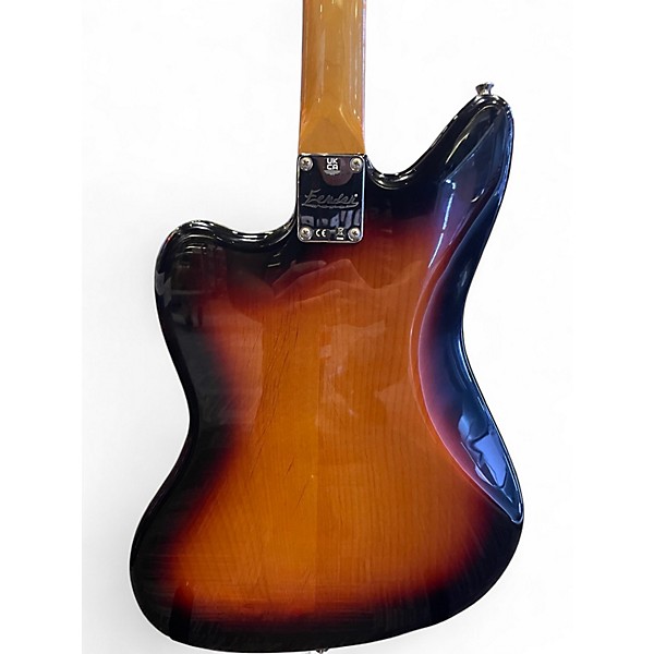 Used Fender Kurt Cobain Signature Jaguar 3 Tone Sunburst Solid Body Electric Guitar