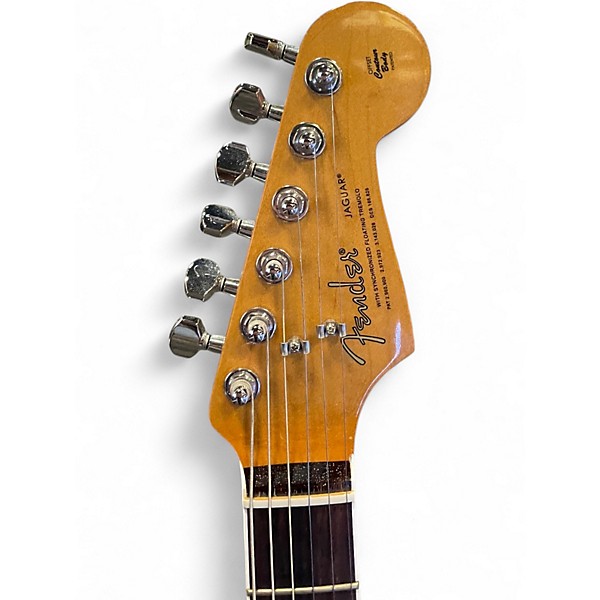 Used Fender Kurt Cobain Signature Jaguar 3 Tone Sunburst Solid Body Electric Guitar