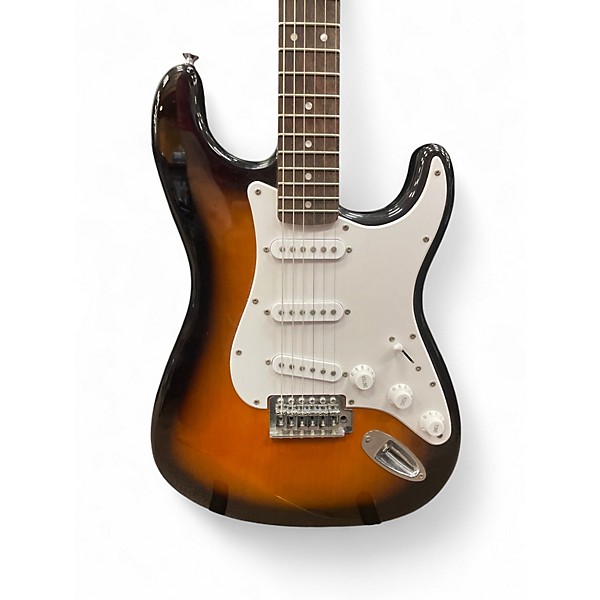 Used Squier Affinity Stratocaster 2 Color Sunburst Solid Body Electric Guitar