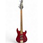 Used Hamer Slammer Series Bass Red Sparkle Electric Bass Guitar thumbnail